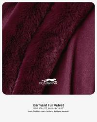Garment Fur Velvet Fabric 180-250 GSM | 44” & 58” Width | Coats, Jackets & Designer Apparel  in Surat